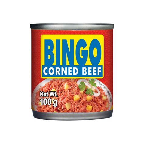 Bingo Corned Beef 100gr 2s+meat Loaf 100gr .